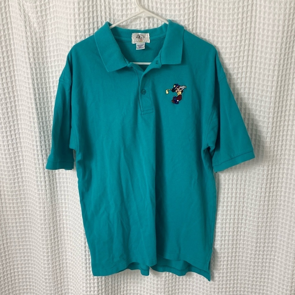 Vintage 80s & 90s Disney Golf Polo - Size L